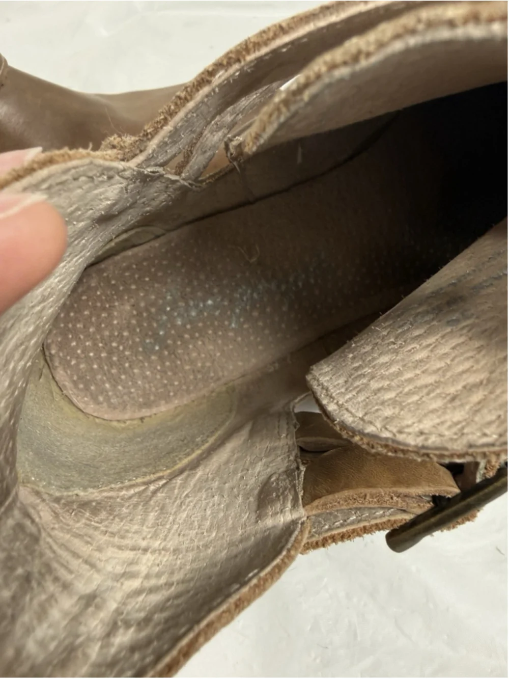 Free People Braeburn Ankle Bootie Tobacco Leather Women's 40 US 9.5 Brown